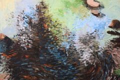 Acqua V, 2018, oleo sobre tabla