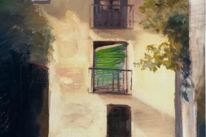 primera-pintura-realizada-en-la-Beca-de-pintores-pensionados-de-Segovia